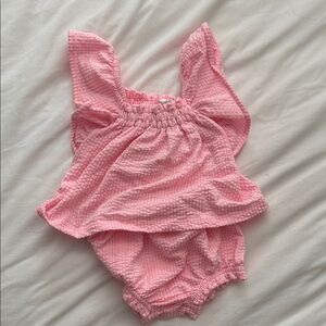 Pink Ruffled Set